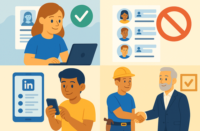 Student focusing on writing a resume